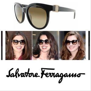 Salvatore Ferragamo Black Sunglasses